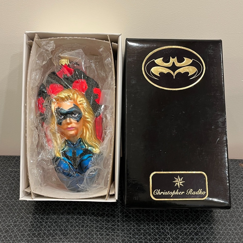 Christopher Radko Batgirl Batman Collection‎ Halloween Christmas Ornament - NIB!